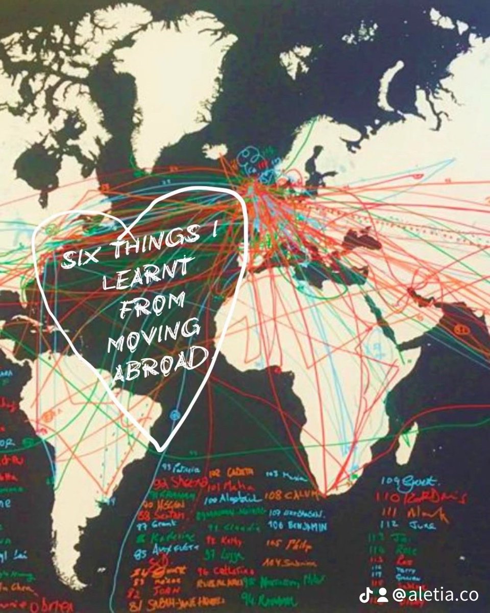 AletiaUpstairs's tweet image. What I learnt from moving abroad:

1. Independence 
2. Acceptance 
3. Frugality 
4. Bending the ‘rules’
5. Appreciation of other cultures 
6. Tenacity
What did you learn from moving abroad?
#lessonslearnt 
 #movingabroad #authenticcreativity #mystory 
*DM to work with me