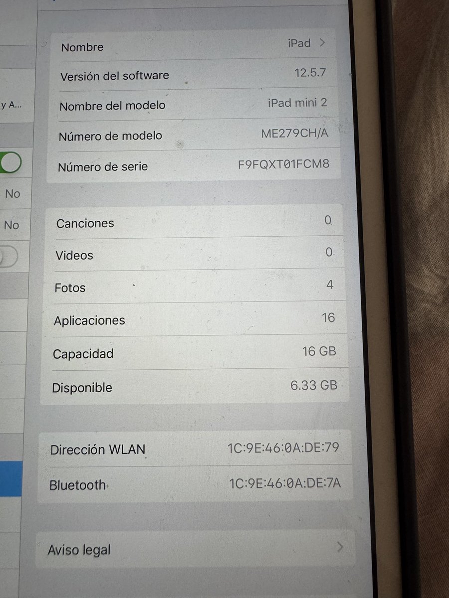 TechAttack01's tweet photo. Si vamos a hablar de equipos duraderos tenemos que si o si mencionar a Apple. 

Este es el iPad Mini 2, con iPad OS 12.5.7. Si bien la batería se ha resentido por los años de uso, el equipo se puede utilizar totalmente (con sus limitaciones de un software de hace casi 8 años. https://t.co/D8A1e5y1bL