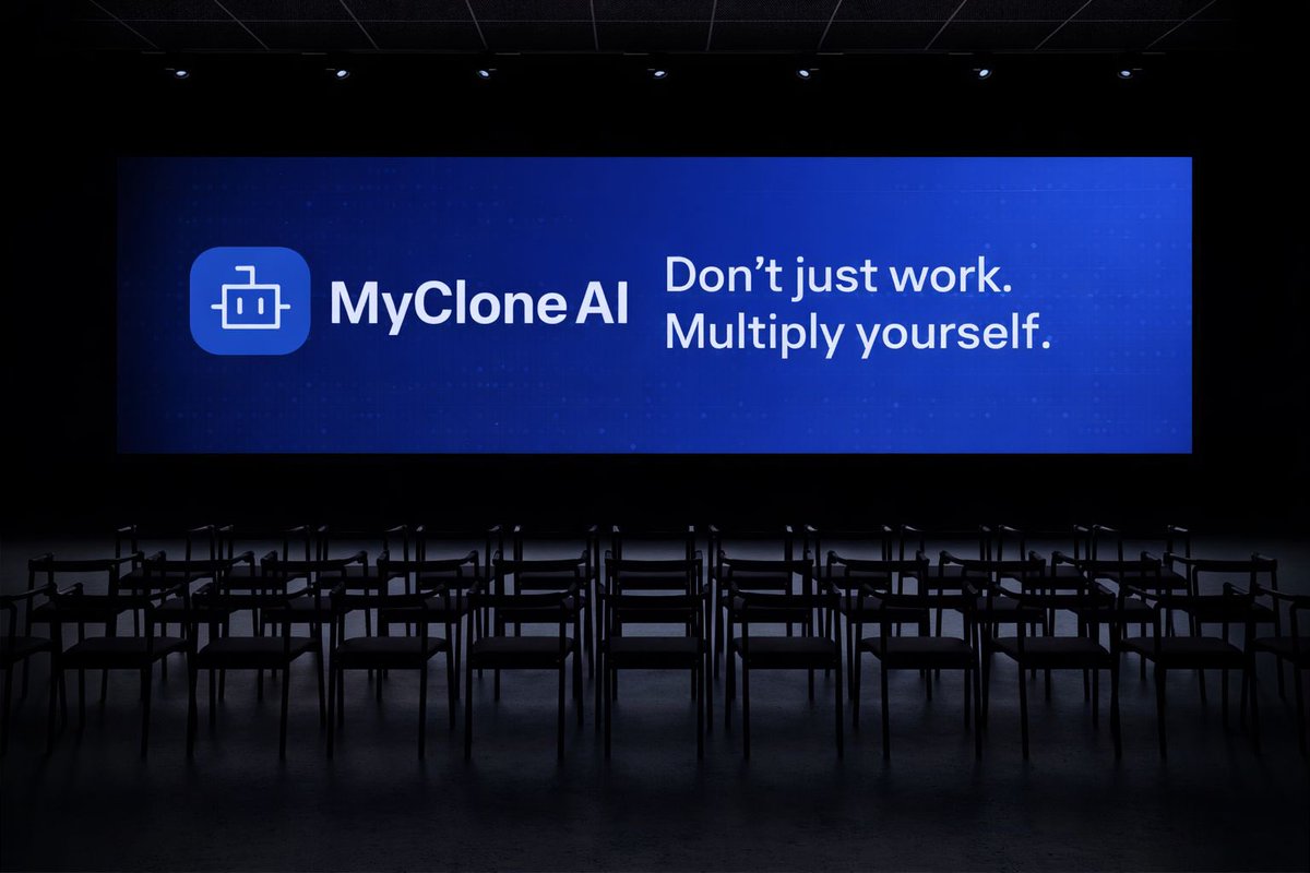Design_Pope's tweet photo. I just deployed my first AI product 🚀  

Not a design.  
Not a concept.  
A real, live product on the internet.  

👉 https://t.co/xwBDA6W01s  

It’s called MyClone AI — a simple idea:  

What if an AI could talk like you,  
handle conversations for you,  
and filter who actually deserves your time?  

Most of us waste hours replying to the same questions:  
“Can you help with this?”  
“How much do you charge?”  
“Are you available?”  

Now imagine…  
an AI version of you handles that first layer.  

Only serious people get through to you.  

That’s what I’m building.  

This is just version 1 —  
very rough, very early, but shipped.  

And honestly, that’s the real win.  

Because most people:  
- Overthink  
- Perfect  
- Never launch  

I decided to ship first. Fix later.  

If you’ve ever thought about building something…  
this is your sign to just start.  

Would you use something like this? 👇