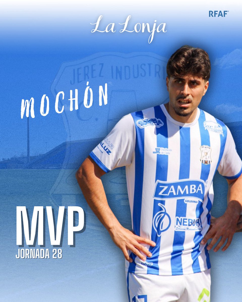 JerezInd_CF's tweet image. ⭐ 𝐌𝐕𝐏 𝐉𝐎𝐑𝐍𝐀𝐃𝐀 𝟐𝟖

Es un buen día para los amantes de la 𝒎𝒐𝒄𝒉𝒐𝒏𝒎𝒂𝒏𝒊𝒂. Mochón vuelve a alzarse con el galardón de la afición en la #Jornada28

¡Enhorabuena crack! 👏

🏆 Premio patrocinado por restaurante La Lonja.

#SomosIndustrial | #SentimientoIndomable