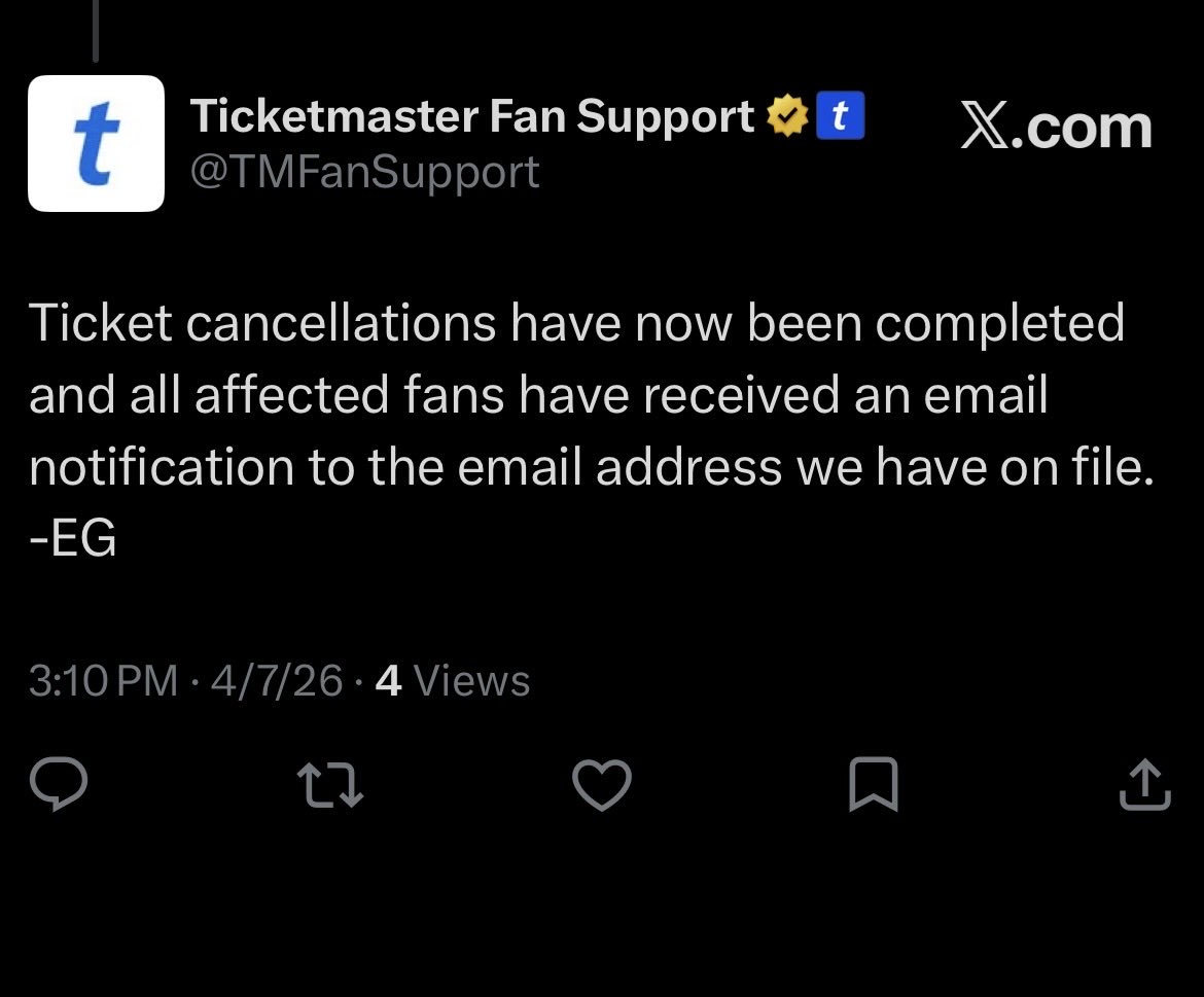 TinyThalis's tweet photo. @Ticketmaster is this real? https://t.co/hBY8fndUMs