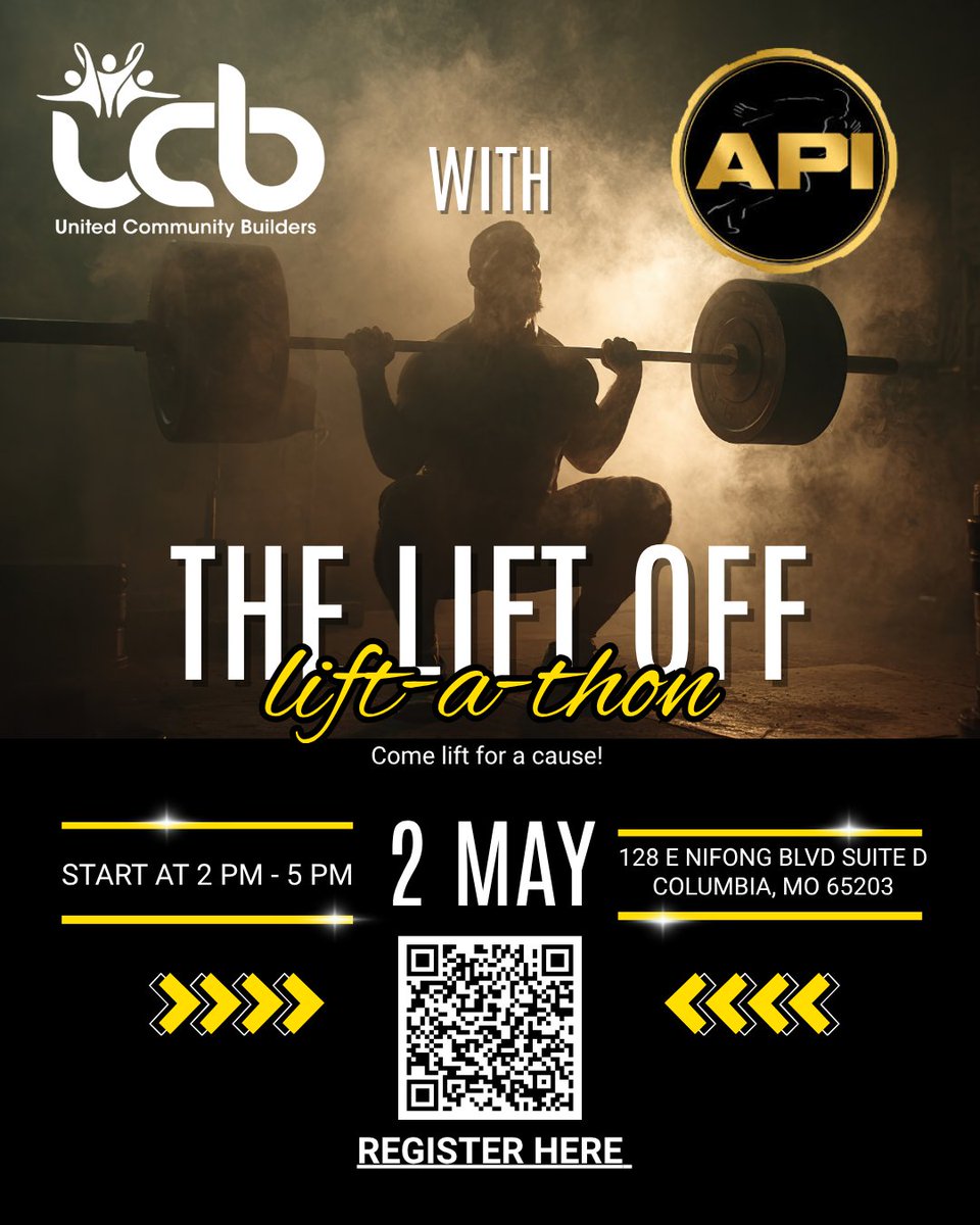 Join us as we collaborate with <a href="/API/">API</a>  for an afternoon of lifting, giving, and fun! Sign up today! 

#UCB #BuildingCommunity #Inspire #Educate #Achieve