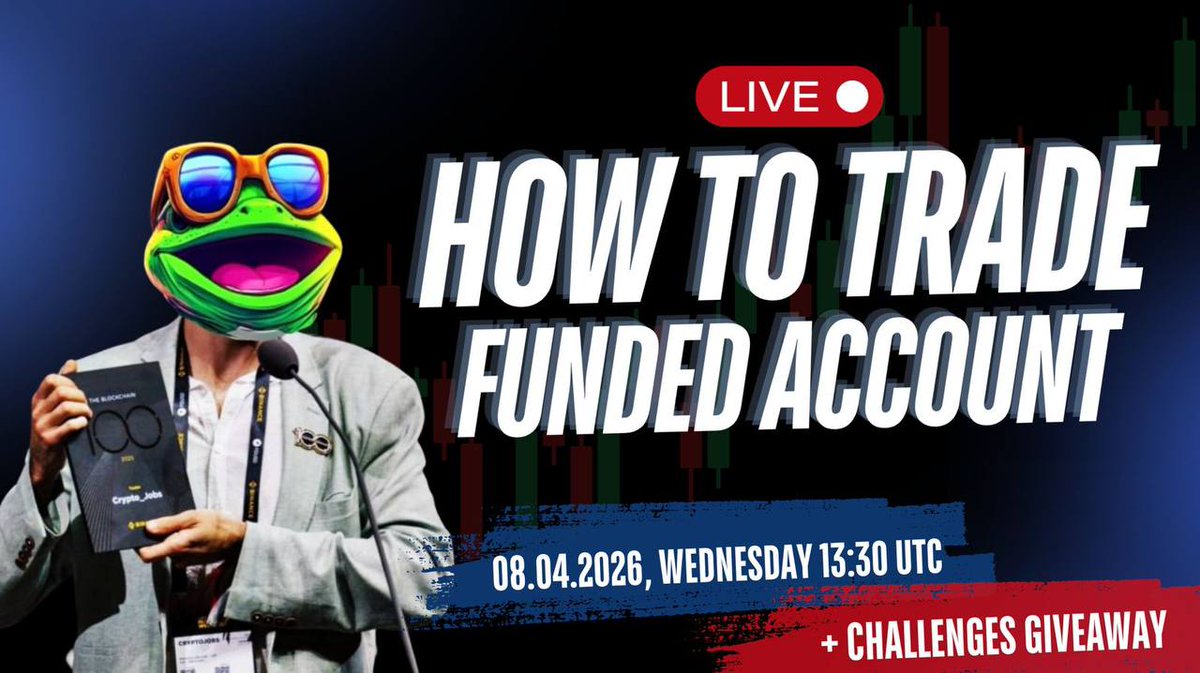 CryptoJobs3's tweet image. Live Trading Challenge: $0 to $1,000 Profit - Final Push Before Payout

See you Tomorrow 13:30 [UTC+2] fam👇
youtube.com/live/eUrDHddg4…

#trading #crypto #proptrading