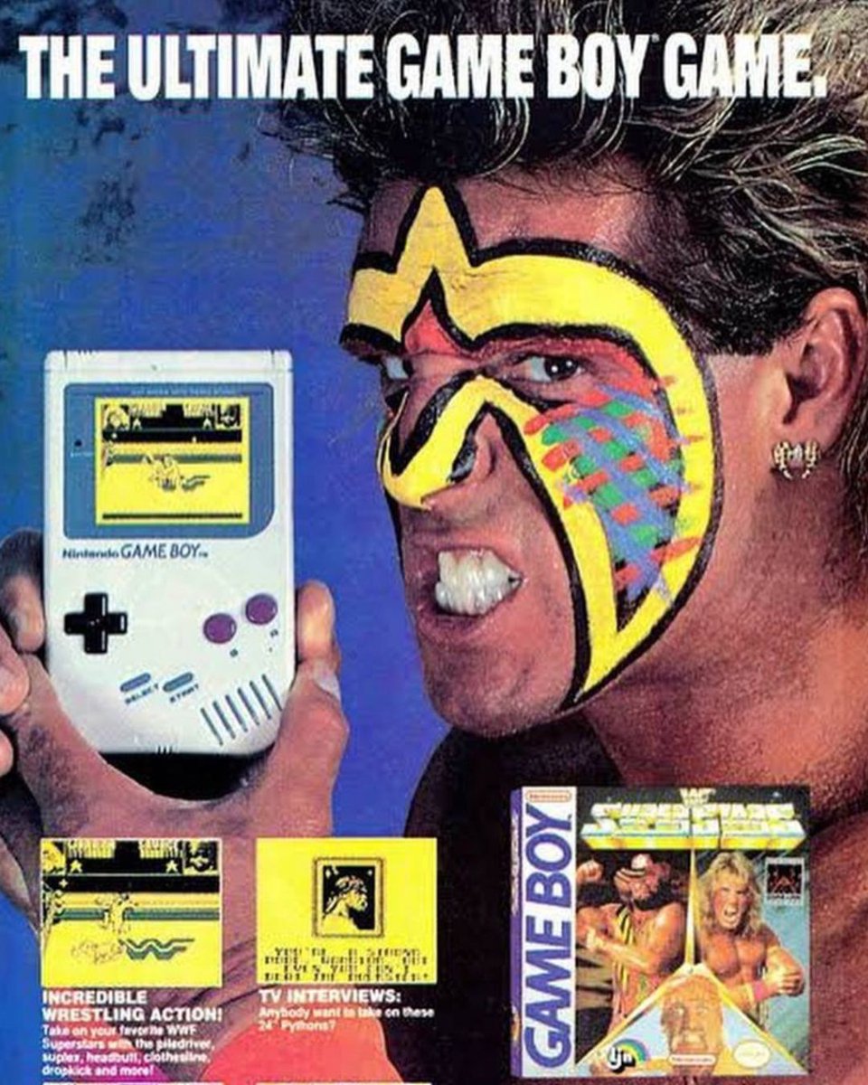 DKOldies's tweet image. There were definitely some weird ones 😂
.
.
#oldads #gameboy #nintendo #the90s #retrogaming #nostalgia #memories #90s #ads