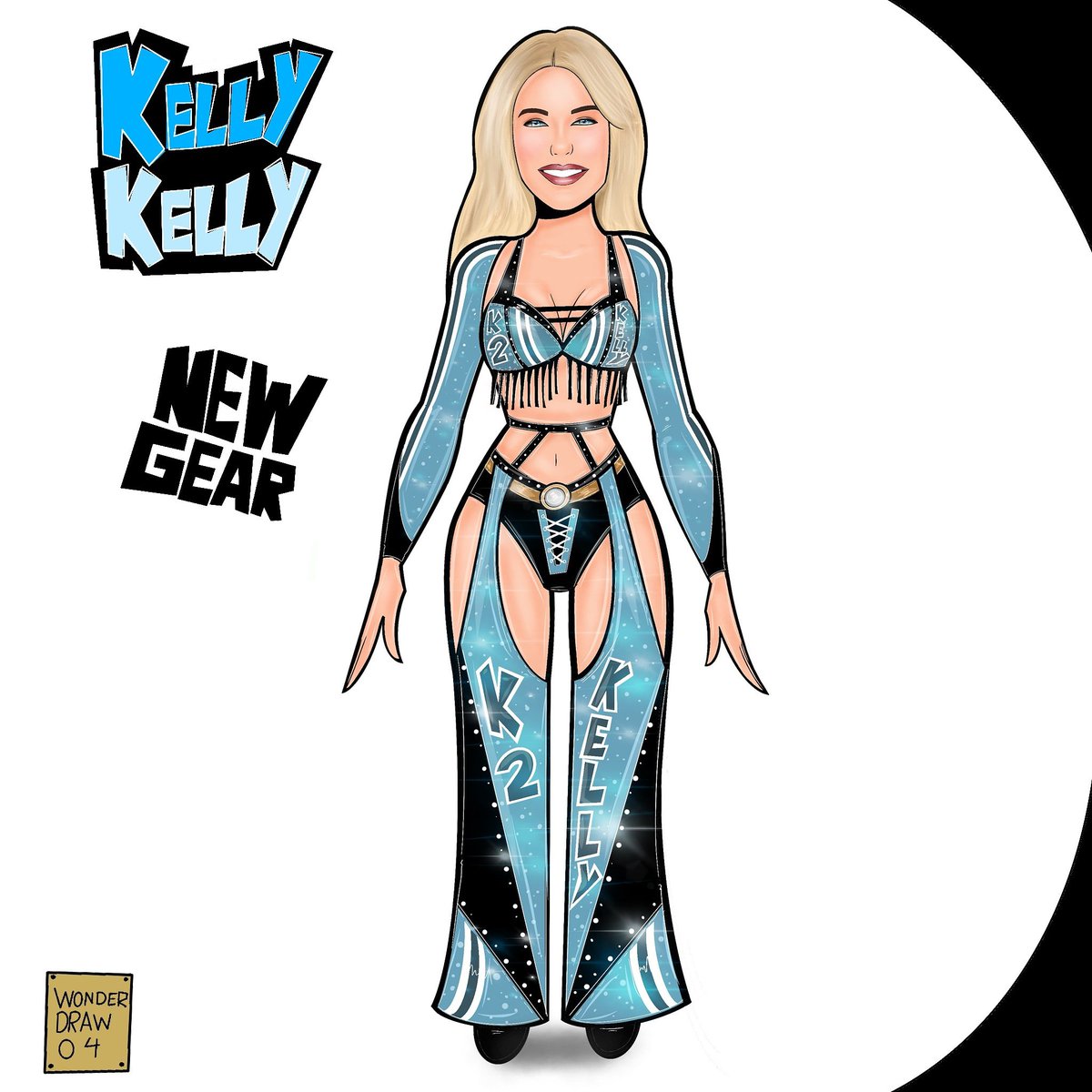 Wonder_draw04's tweet photo. New gears designs for kelly kelly @TheBarbieBlank #kellykelly https://t.co/h68kYErKJd
