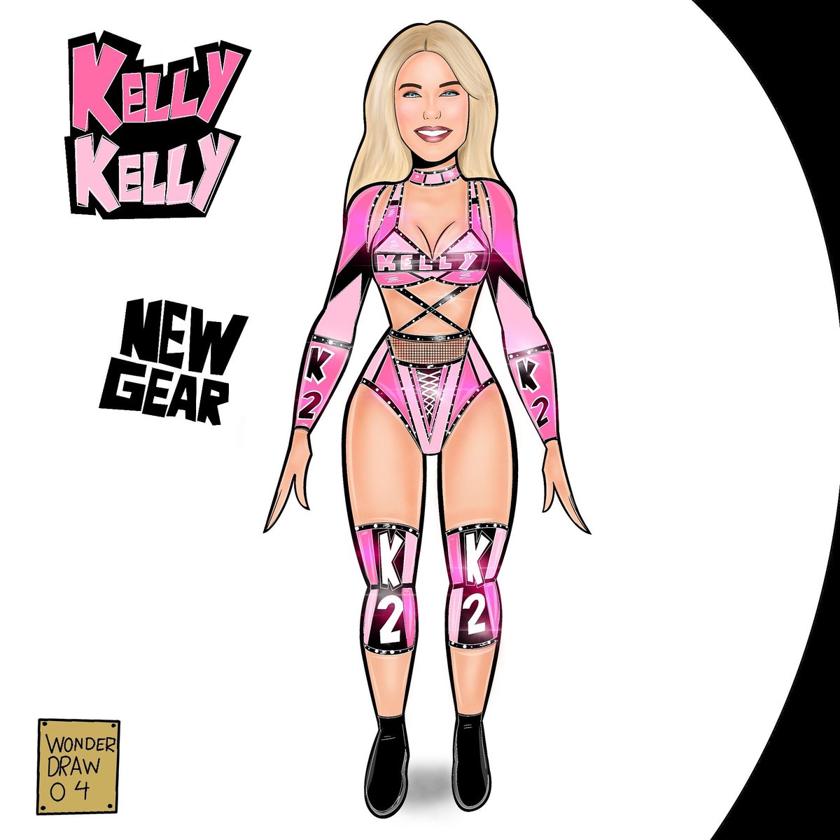 Wonder_draw04's tweet photo. New gears designs for kelly kelly @TheBarbieBlank #kellykelly https://t.co/h68kYErKJd