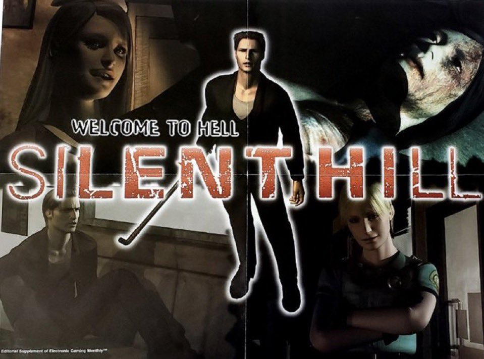 EGM Magazine Silent Hill 1999 Poster