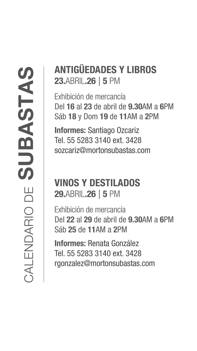 Morton Subastas tweet media