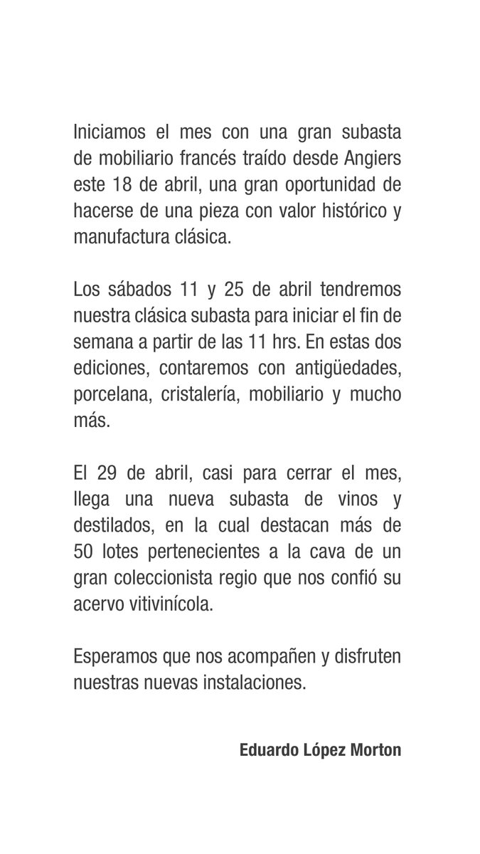 Morton Subastas tweet media