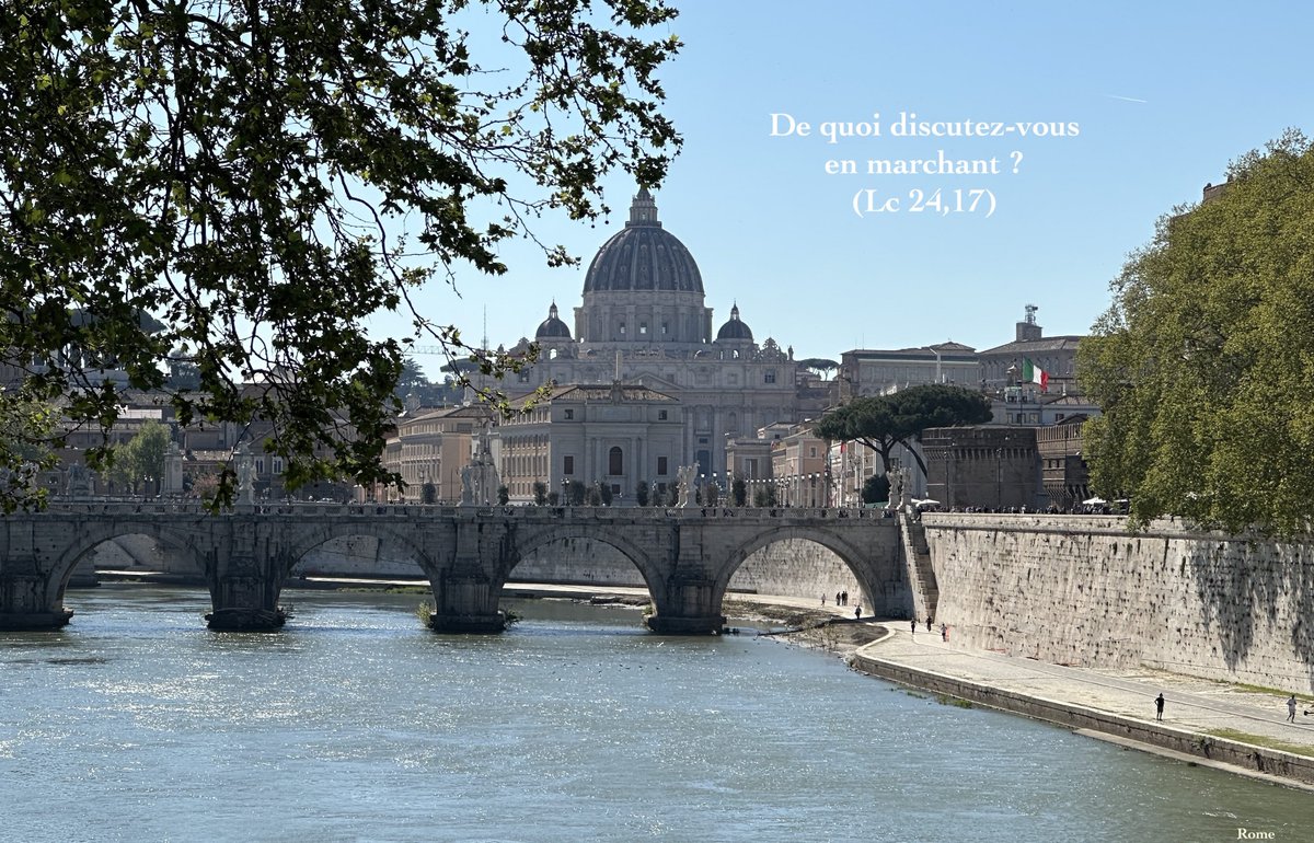 mgrgiraud's tweet image. Lc 24,17 « De quoi discutez-vous en marchant ? » #lectio La Parole, qu’est le Christ, s’intéresse à nos paroles humaines. Dieu se révèle en marchant à nos côtés.