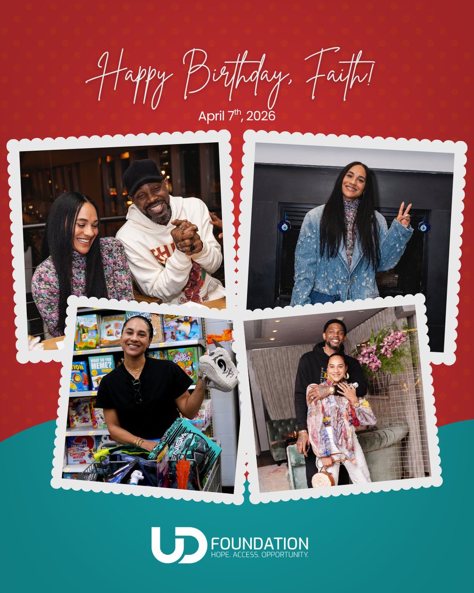UD_Foundation's tweet photo. Happy Birthday to the wonderful Faith Haslem! ✨

So much of what we do is strengthened by your support and belief in this mission.

We are beyond grateful for you — today and every day 💛

#UDCares #HopeAccessOpportunity #FaithHaslem
#Birthday #Community https://t.co/GMQnKlIzJK