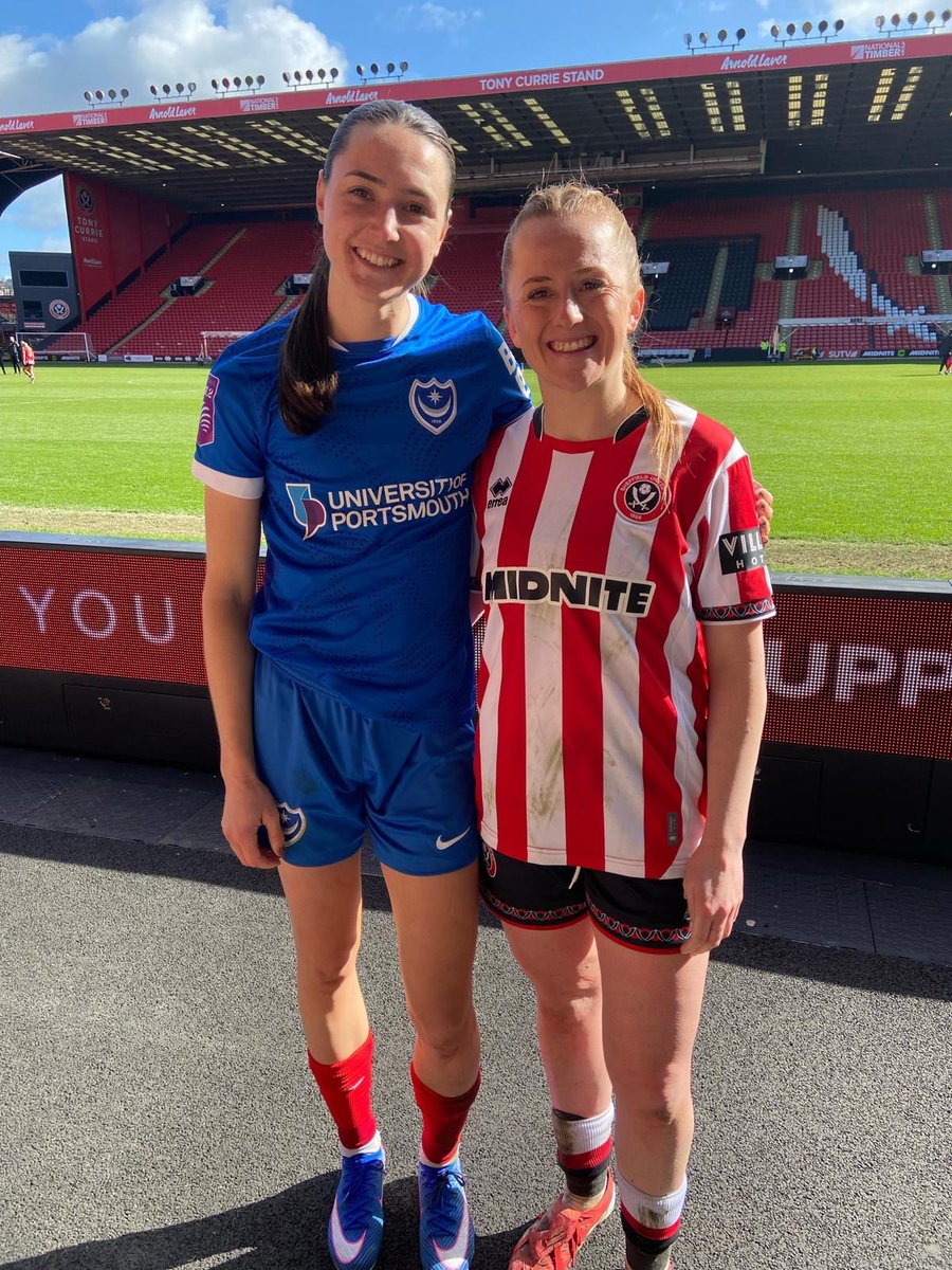 📸 | A great recent photo of former Go 2 College Soccer clients and current ambassadors Mollie Rouse (Sheffield United) and Lucy Shepherd (Portsmouth) after a recent FAWSL 2 game.

We are so proud of both players and how they continue to inspire both on and off the pitch.

Good