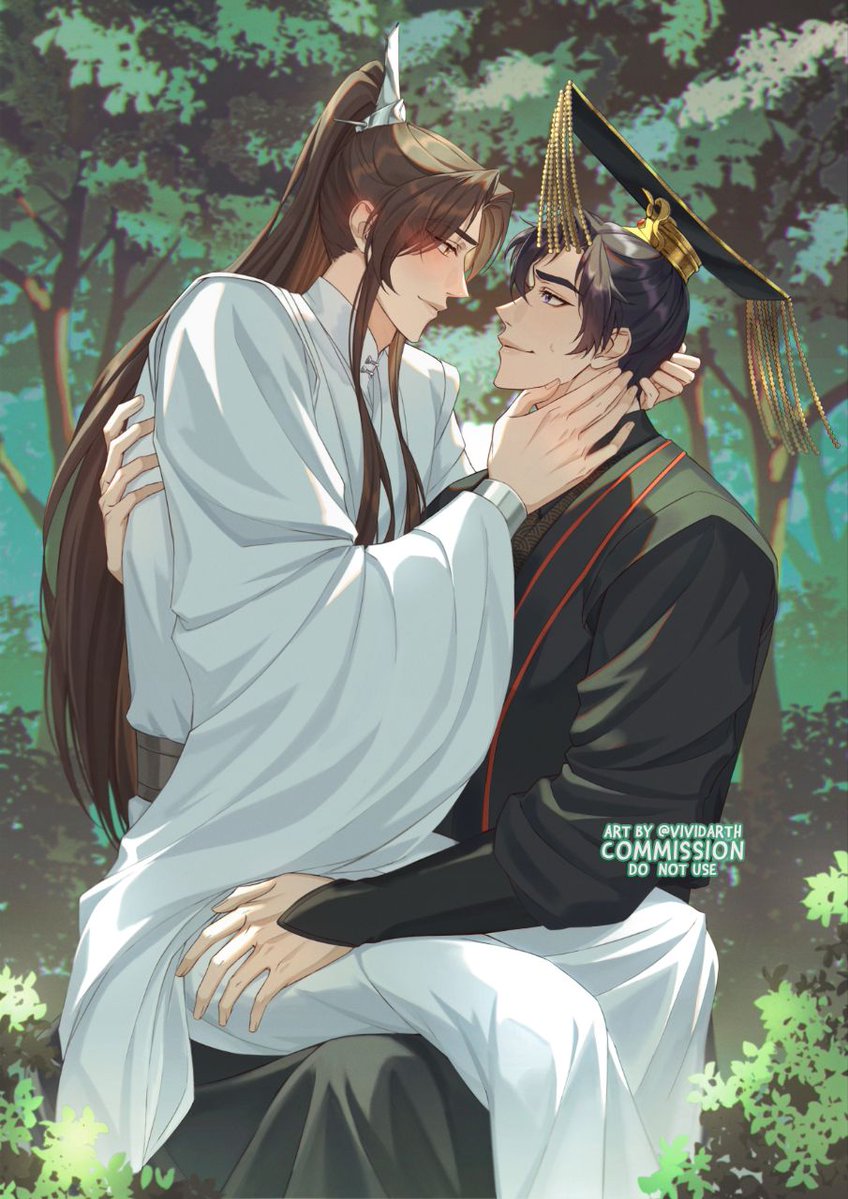 vividarth's tweet image. My #commission with #ranwan 🥰

#2ha #二哈和他的白猫师尊