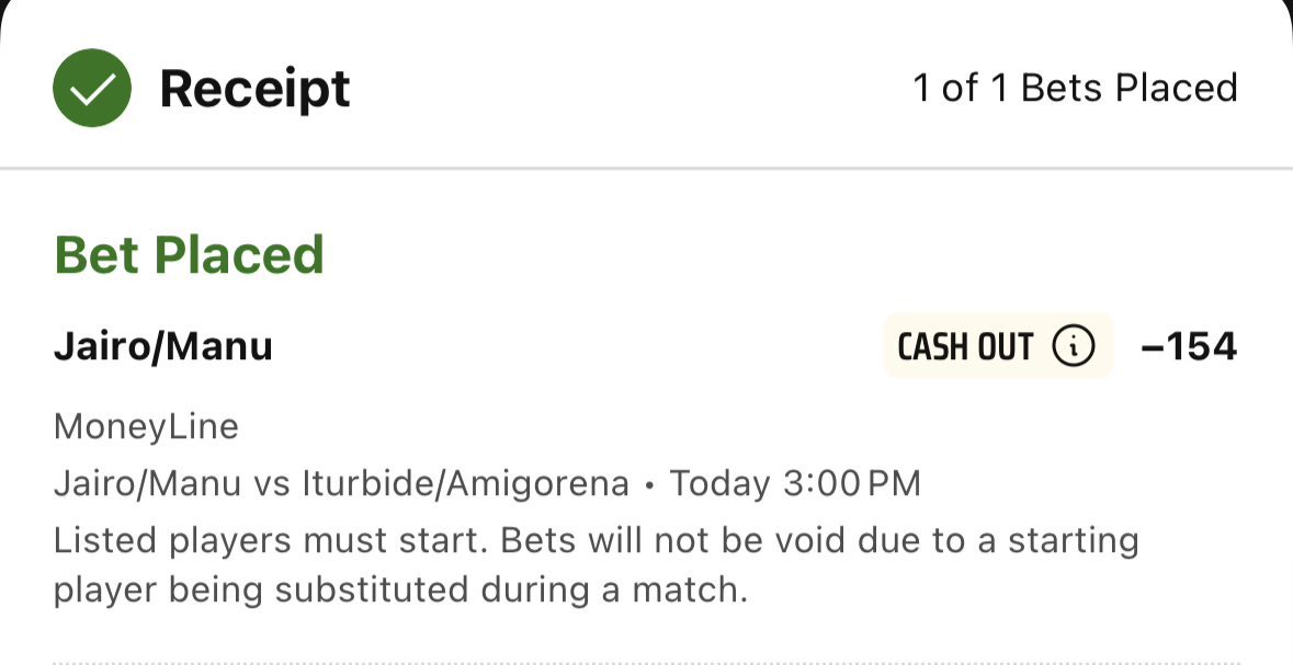 Sticking with Duos <a href="/JaiAlaiLeague/">World Jai-Alai League</a> 

Let me know if I’m making money today👇🏽💰🔒

💥 tune into ESPN3 at 3pm EST 🤝 dkng.co/JaiAlai