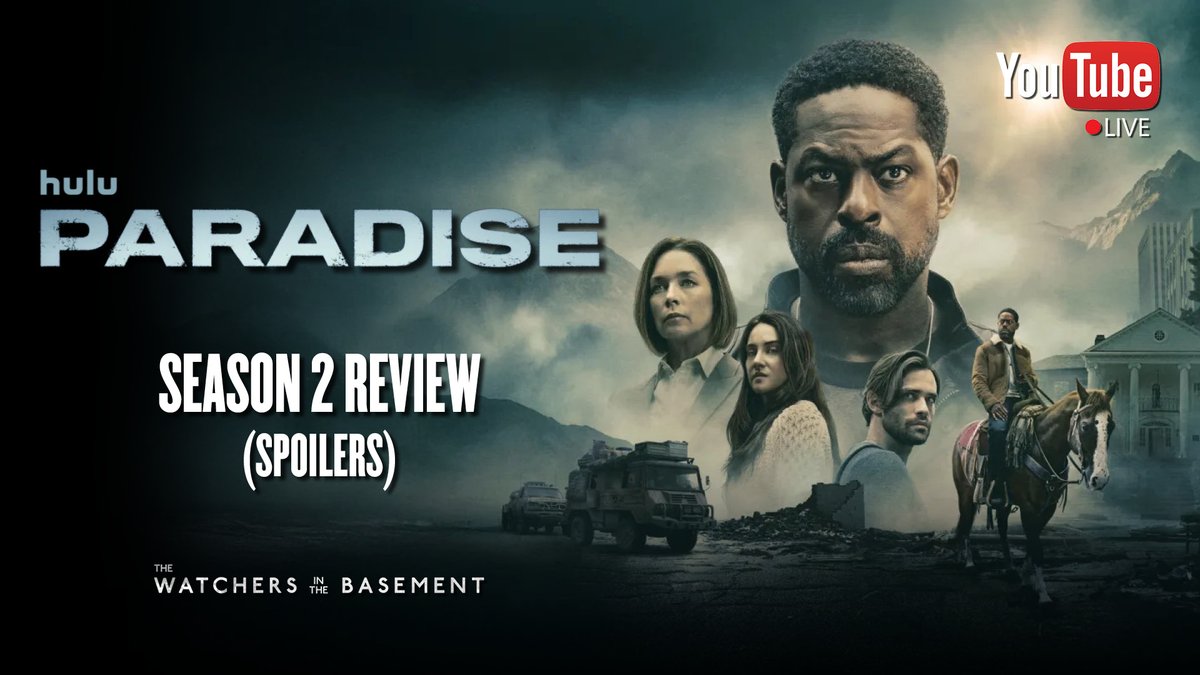 WatchBasement's tweet photo. Paradise S2 follows Xavier Collins investigating President Bradford's death, while exposing deep secrets in the bunker.
Join the Watchers TONIGHT at 7:30 p.m. CDT as we break down the season. #HuluParadise
Subscribe and join the live chat: https://t.co/Z68na3FTxe https://t.co/CPgesL8tnm