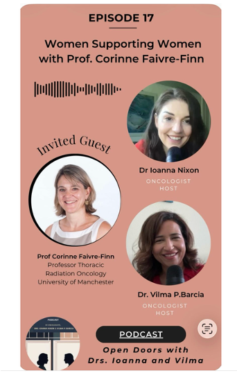 OpenDoors_Onc's tweet photo. 🎙️#EPISODE17 is now live! 
Women supporting women is not a slogan, it’s a responsibility. We are honoured to be joined by @finn_corinne in a conversation on mentorship and the power of lifting others as we rise. 
@Ioanna_Nixon @DrVilmaPBarcia @oncodaily 
🔗https://t.co/ngcZiVCMCR https://t.co/qrqpT7Yovm
