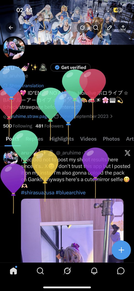 aru~ 💅🏻✨🧟‍♀️ tweet media