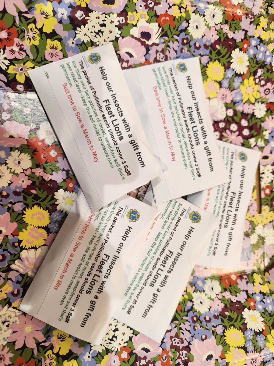 Let's save the Bees.
Join Fleet Lions on Saturday 18 April at the market in Gurkha square and get your free pack(s) of Perennial Pollinator seeds.
Other Lions Environmental projects and Spikeys will be available too.
Or just come and have a chat.