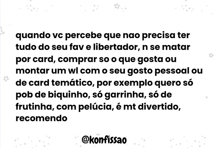 Confissão KCollector tweet media