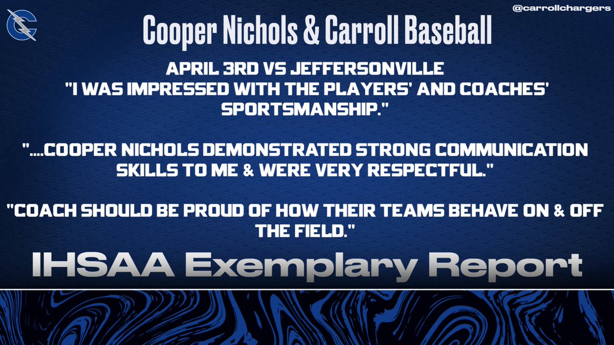 Carroll Chargers tweet media