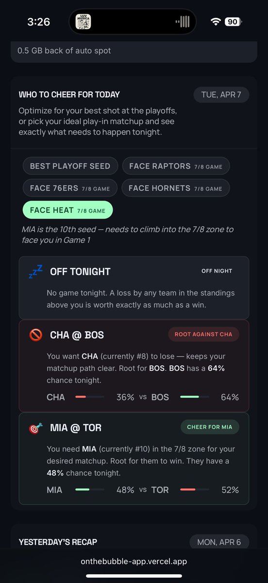 On The Bubble tweet media