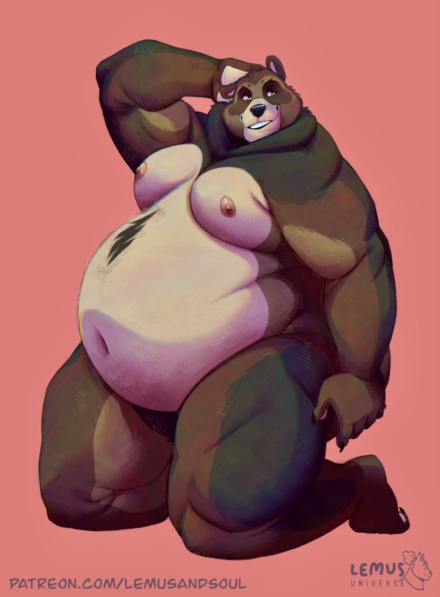 HUGE THANK YOU❤️ this early Birthday gift. This commission is perfect and was everything I always wanted…🐻🐾 
🎨- <a href="/lemusuniverse/">Lemusuniverse</a> 
It’s gonna get grizzly from here on out~😈 #furry #furryart #furrycommision #vrchat #furrybear #furryvrchat #gaybear #furrycommunity #tiktokbear