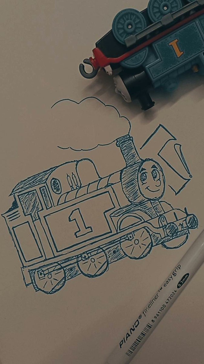 stellifiedd's tweet image. i drew him without a pencil guideline #proud