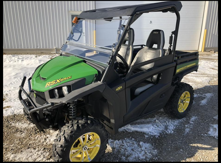 OPP_WR's tweet image. #NorfolkOPP is seeking assistance in locating a stolen 2012 John Deere RSX-850i UTV (Ontario licence plate 35L33), taken from a property on #WindhamRoad12 in #Delhi between April 5–6, 2026. (1 of 2) ^ag