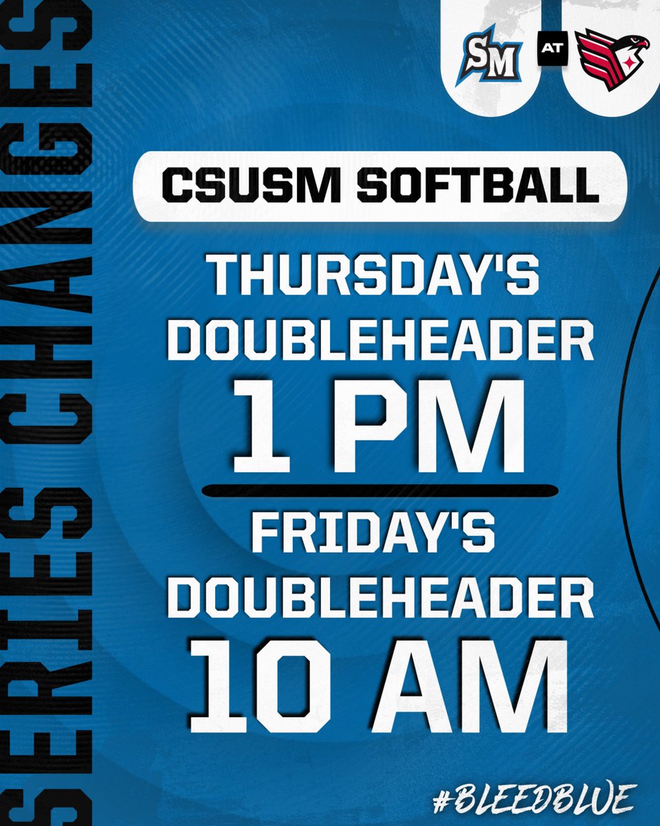 CSUSM Softball tweet media