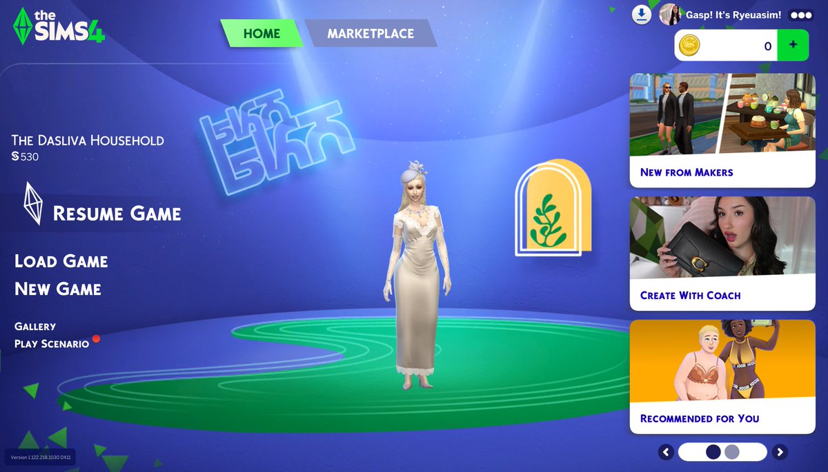 ryeuasim's tweet photo. if you open up The Sims 4, 
you might see a familiar face ;) https://t.co/f0J3GjBOgj