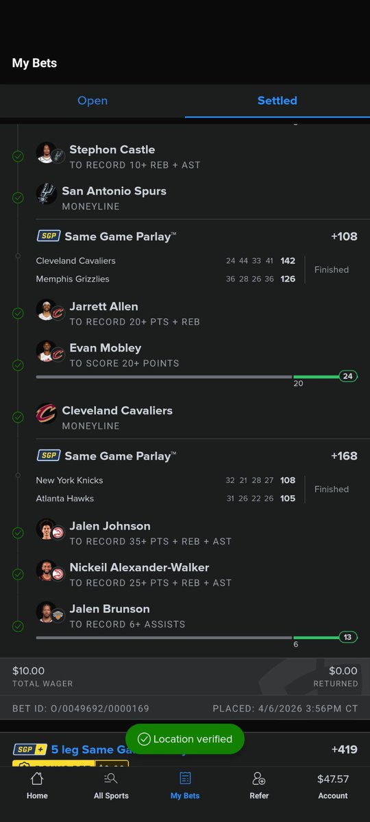 Tripp_97's tweet photo. @FDSportsbook so how does it make sense that I lose $400 bc someone got injured?? Can we not make this right?? If I bet the under you guys would make it green how's that fair? https://t.co/nMJu9S3apj