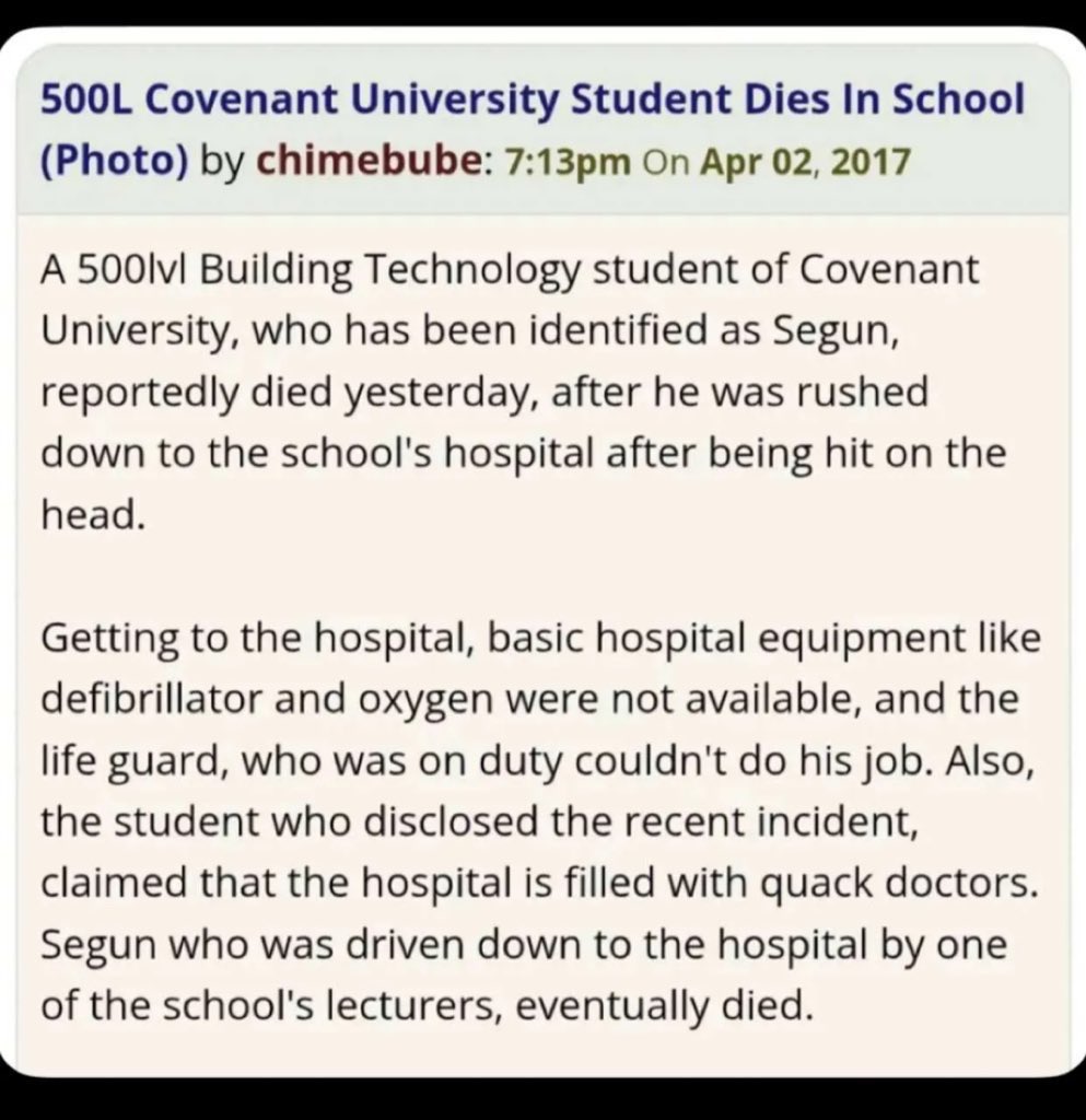 RoomUpdates's tweet photo. 9 years later. Being a world class university begins with utmost care for the well being of your students 
This school will NEVER be world class if the student’s welfare isn’t prioritized, all the research breakthrough and prayers in the world can only get you so far https://t.co/iQSMLSntOO