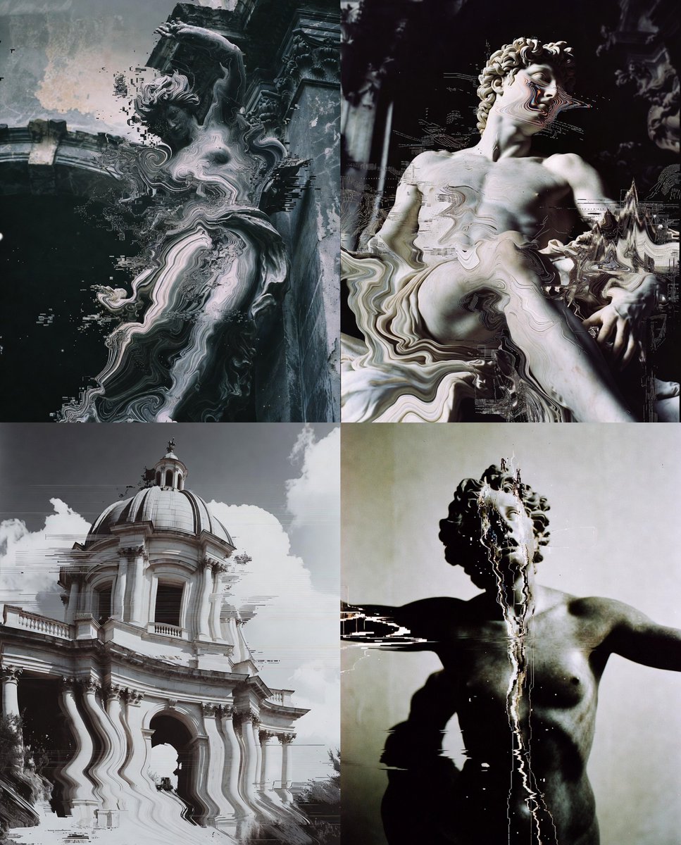 ai_artworkgen's tweet image. GROK Imagine ... like seriously DOPE!

Sculpted Void // Bernini Meets Glitch