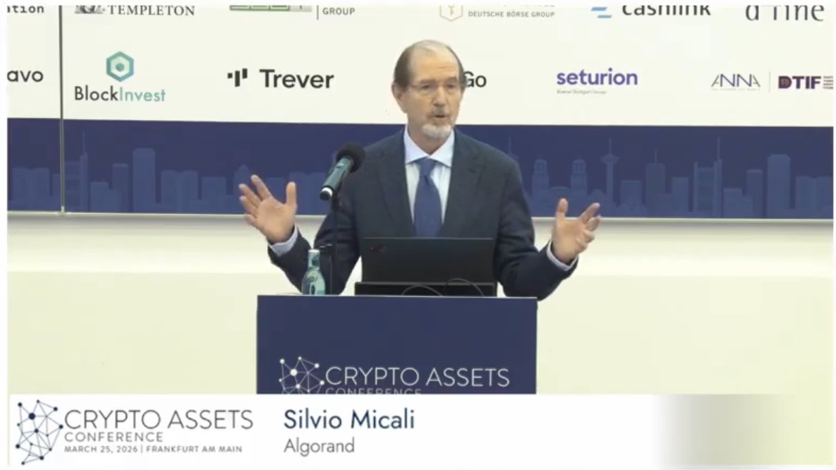 Silvio Micali. Algorand.

Crypto Assets Conference.
March 25, 2026.