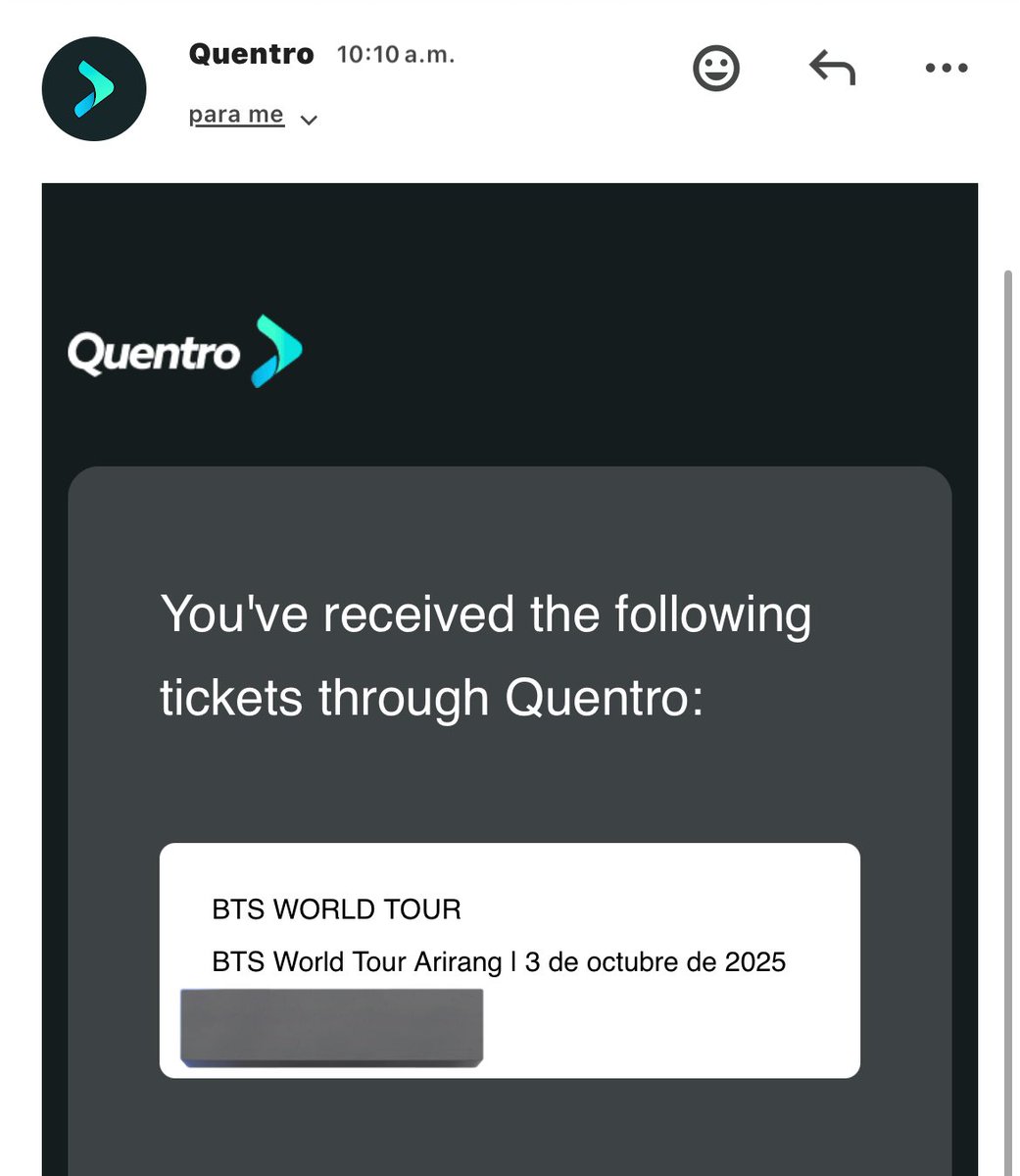 sara VERÁ A BTS tweet media