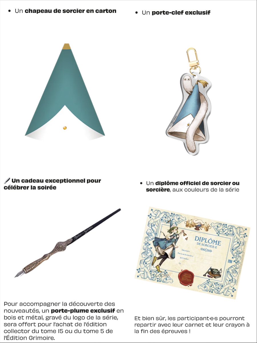 yuki_white12's tweet photo. France is having a Witch Hat Atelier event AND LOOK AT THAT PEN?!?!?! https://t.co/mCkqzhY9eI