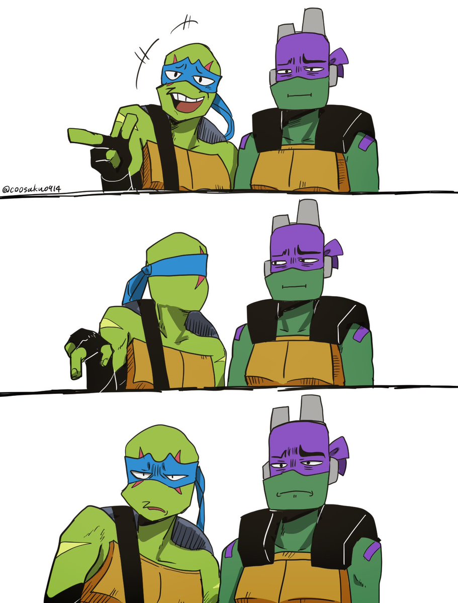 coosaku0914's tweet image. #rottmnt #tmnt