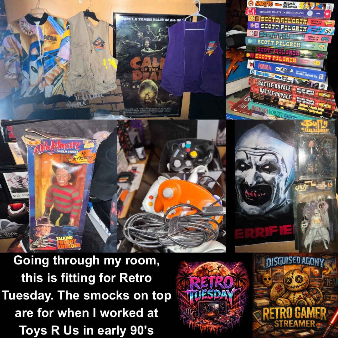 disguisedagony's tweet image. #RetroTuesday #retrocollector #manga #retrogames #collectables