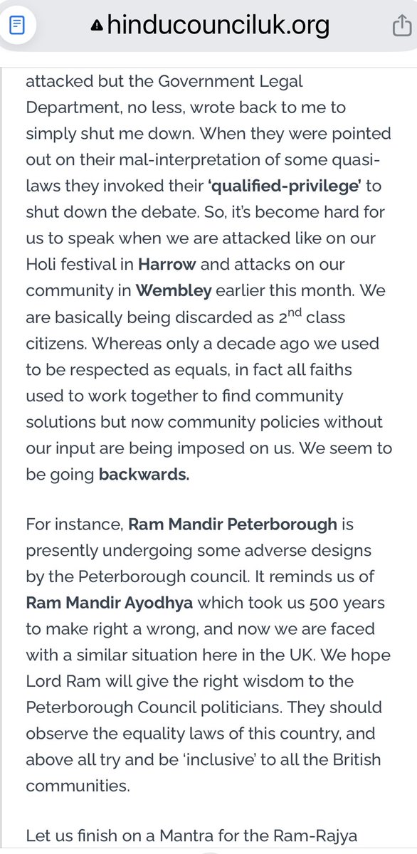 Hindu Council (UK) tweet media