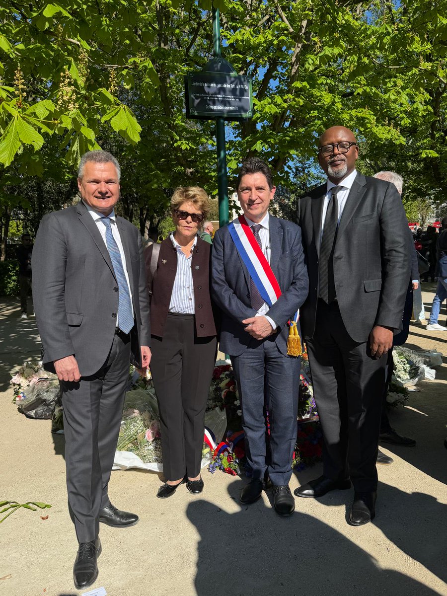 #Kwibuka32 : Commémoration du génocide perpétré contre les Tutsi - Paris, Parc de Choisy, le 7 avril 2026