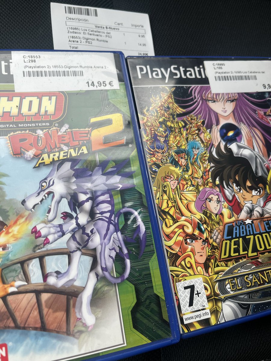 evilreiju's tweet image. Ni tan mal la compra de esta tarde 😌 ultimamente esta subiendo mi ❤️ por #Playstation2 🫶🏻