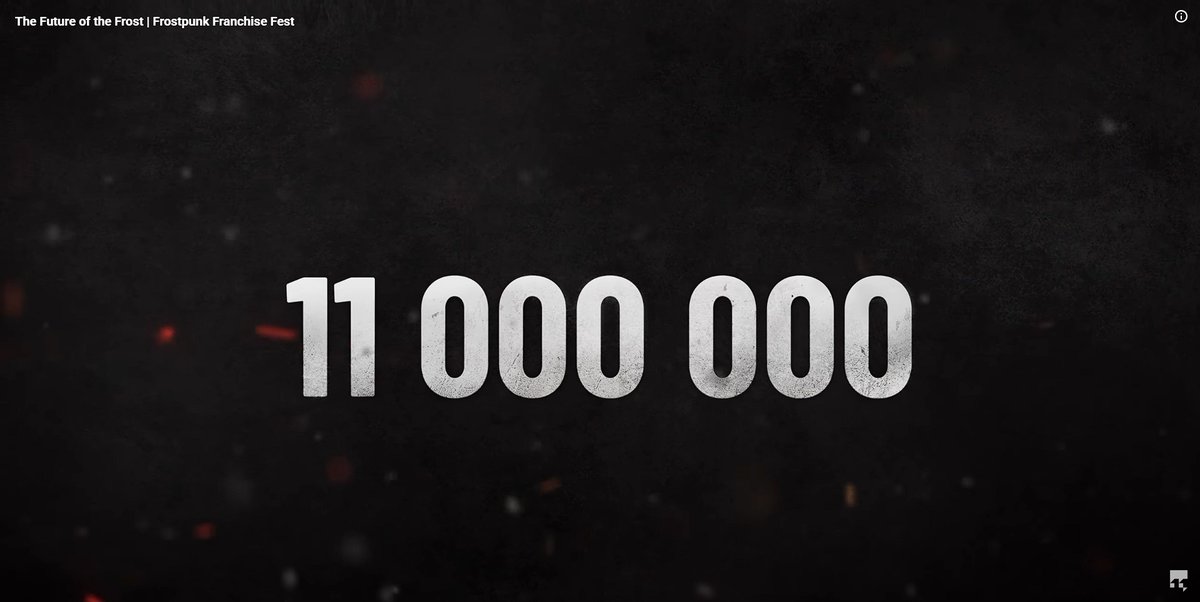KrolMichal's tweet image. Imponujące "11 mln graczy" nie oznacza sprzedaży. Szkoda, że nie znamy dokładnych liczb. Z tego co pamiętam pierwszy Frostpunk to 7 mln sprzedanych kopii, a drugi niespełna 600K (dane z 2025.04.16).

#polskiegry #11bitstudios #Frostpunk #giełda #GPW
