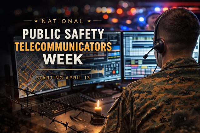 joinmcp's tweet photo. Marine Corps Police recognize telecommunicators this week.

Critical to every response.

#TelecommunicatorsWeek #MarineCorpsPolice https://t.co/gvaZLkv4MZ