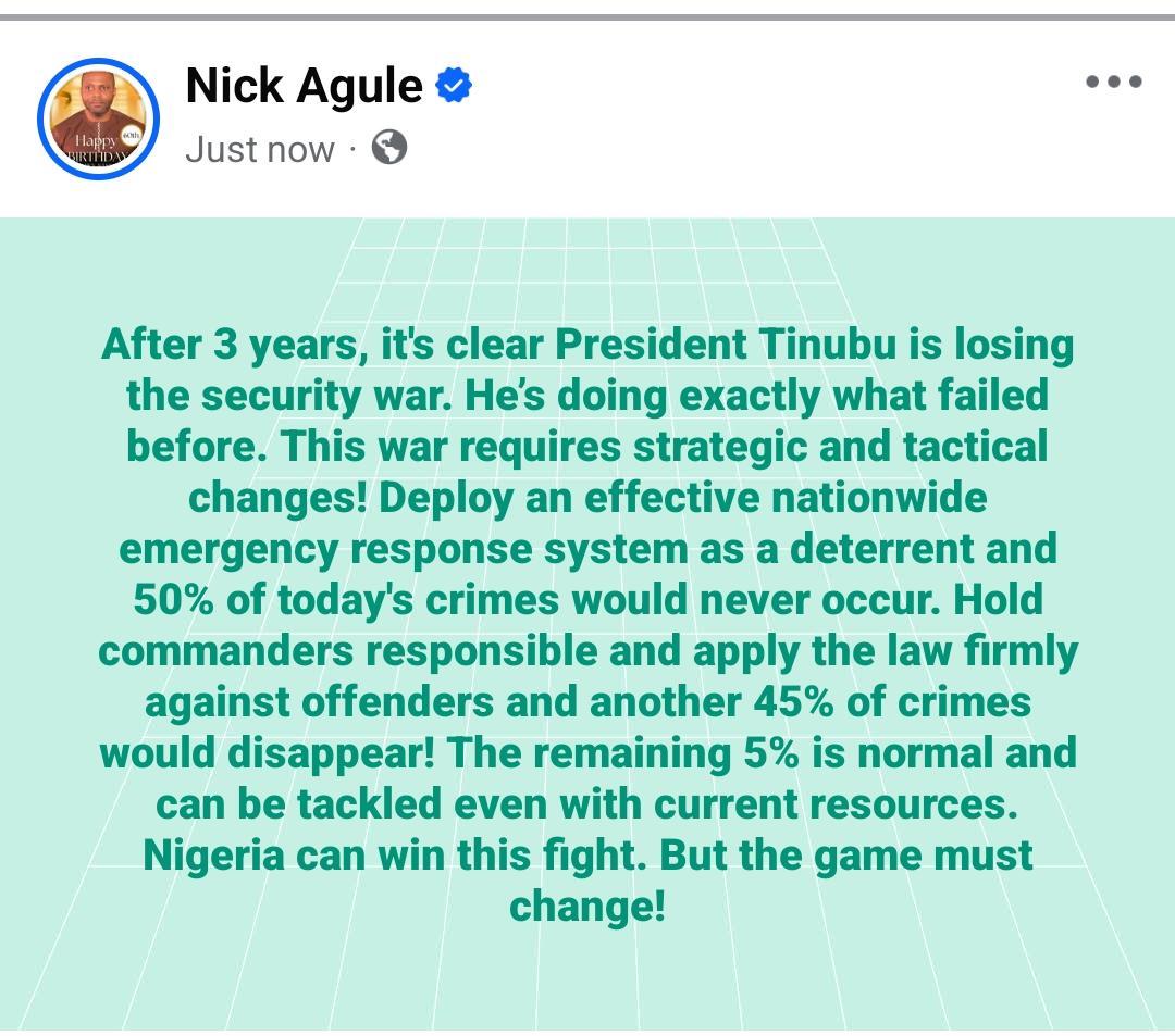 Nick Agule, FCA tweet media