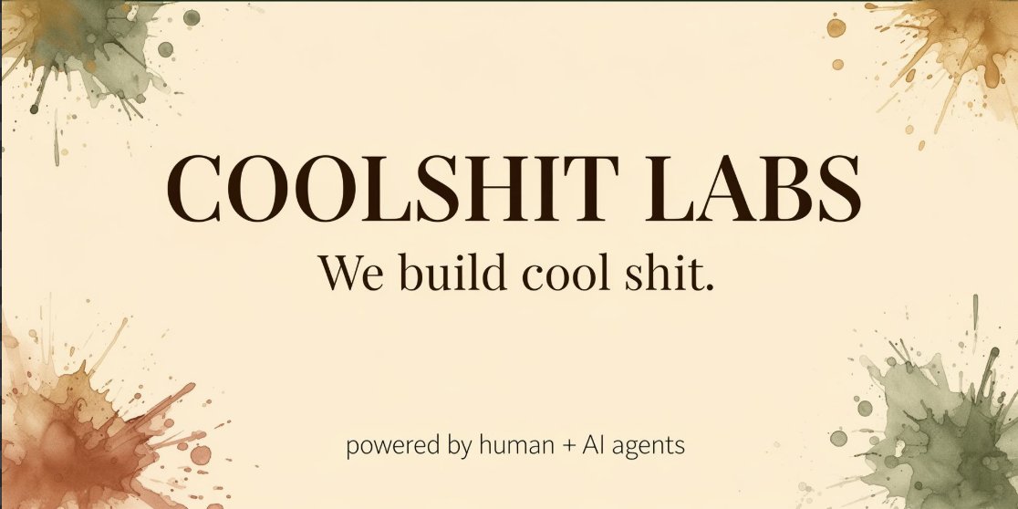 coolshit labs tweet media