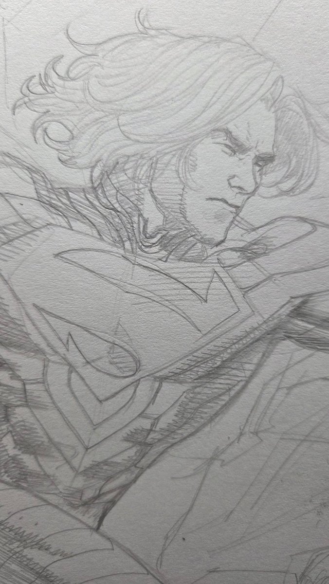 Absolute Superman pencils.