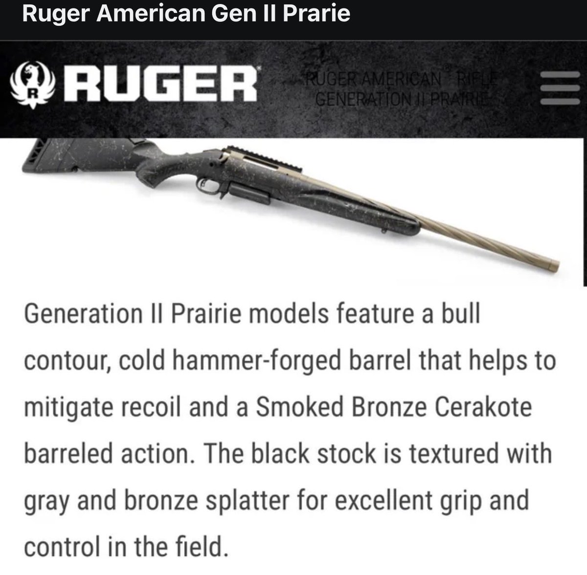AverageHunter's tweet image. What’s your thoughts on the new @Ruger_Firearms Drop your comments below 👇 #guns #ruger #hunting #22ARC