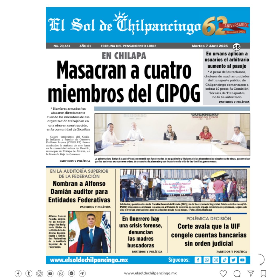 El Sol de Chilpancingo tweet media