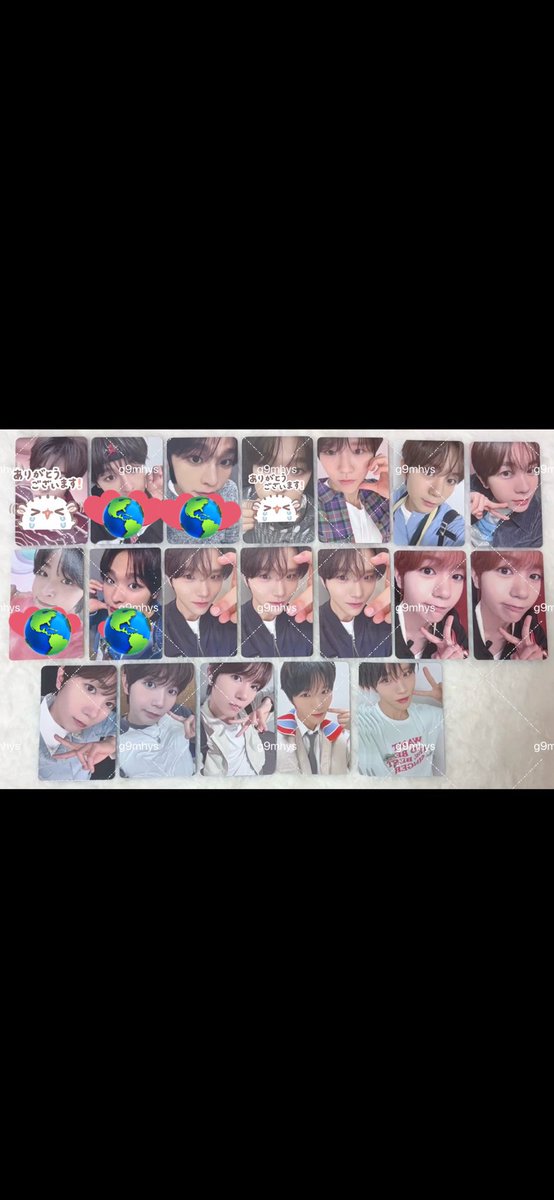g9mhys's tweet photo. @Knu7er リプありがとうござます。🌎マークのみお譲り可能になります🙇‍♀️ご検討よろしくお願い致します！ https://t.co/wYMbjcGpiy