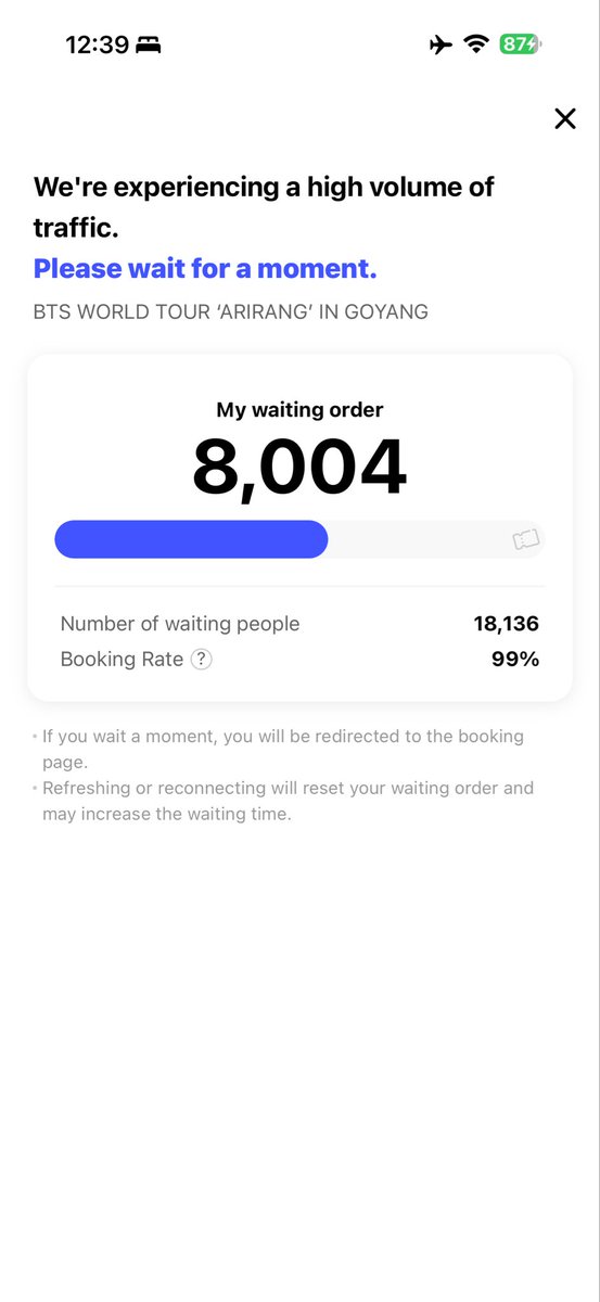 michelleeeey_'s tweet photo. 99% booking rate my foot 👣 I’ve been trying everyday and I go in and all empty seats in all sections ffssss #bts #goyang https://t.co/K0wu584OEm